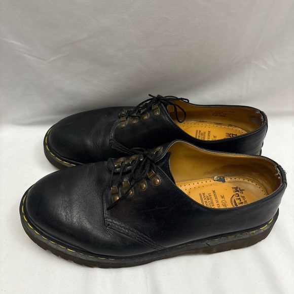 Vintage Dr Martens Shoes Mens Size 12 8098 Black 8-Eye Leather Original England - Picture 7 of 10